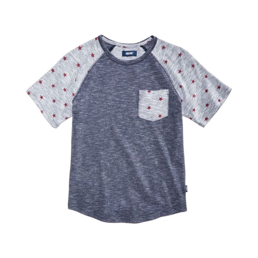 Univibe Big Boys Printed Ragland T-Shirt